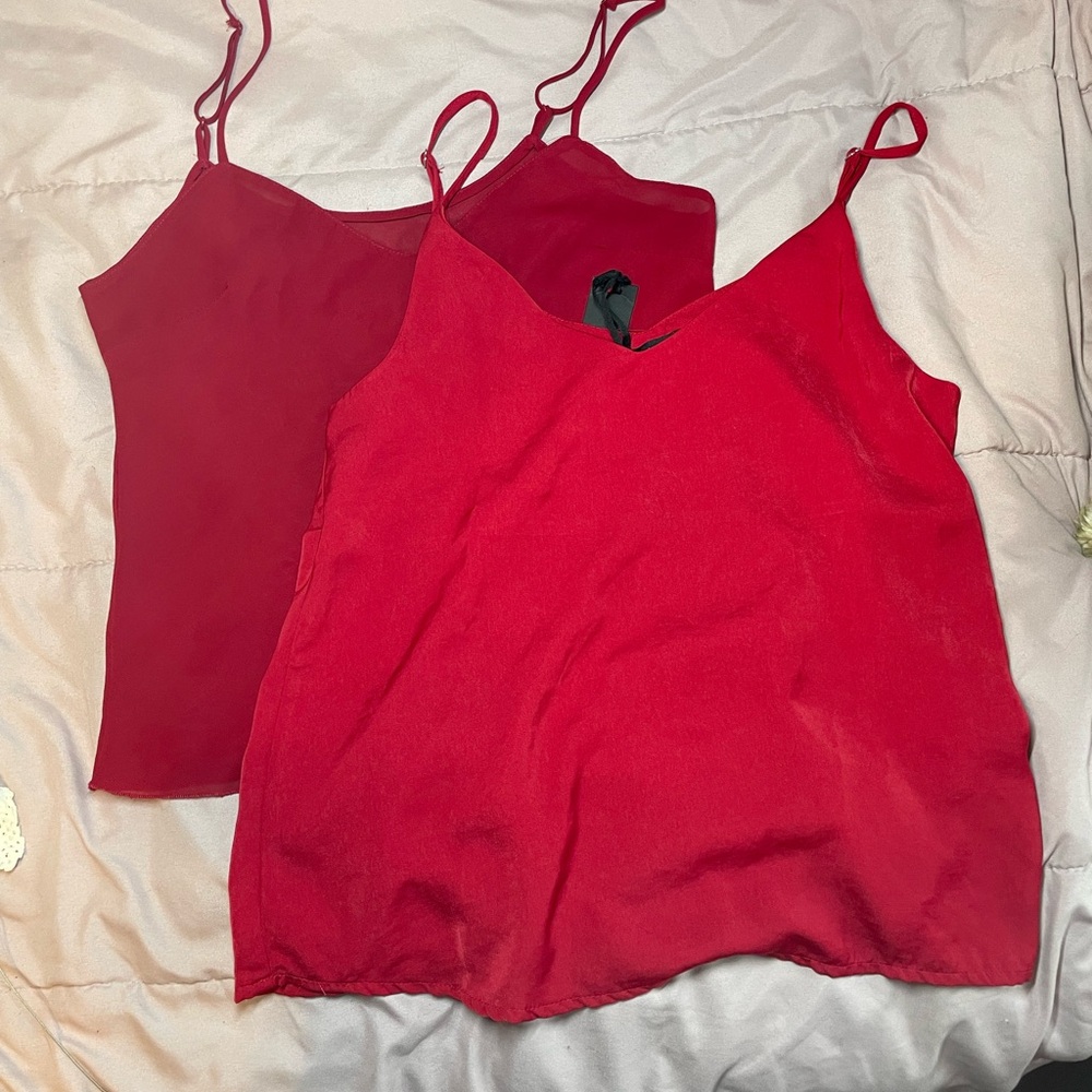 Cotton On Red Women's Dual-Cami Set